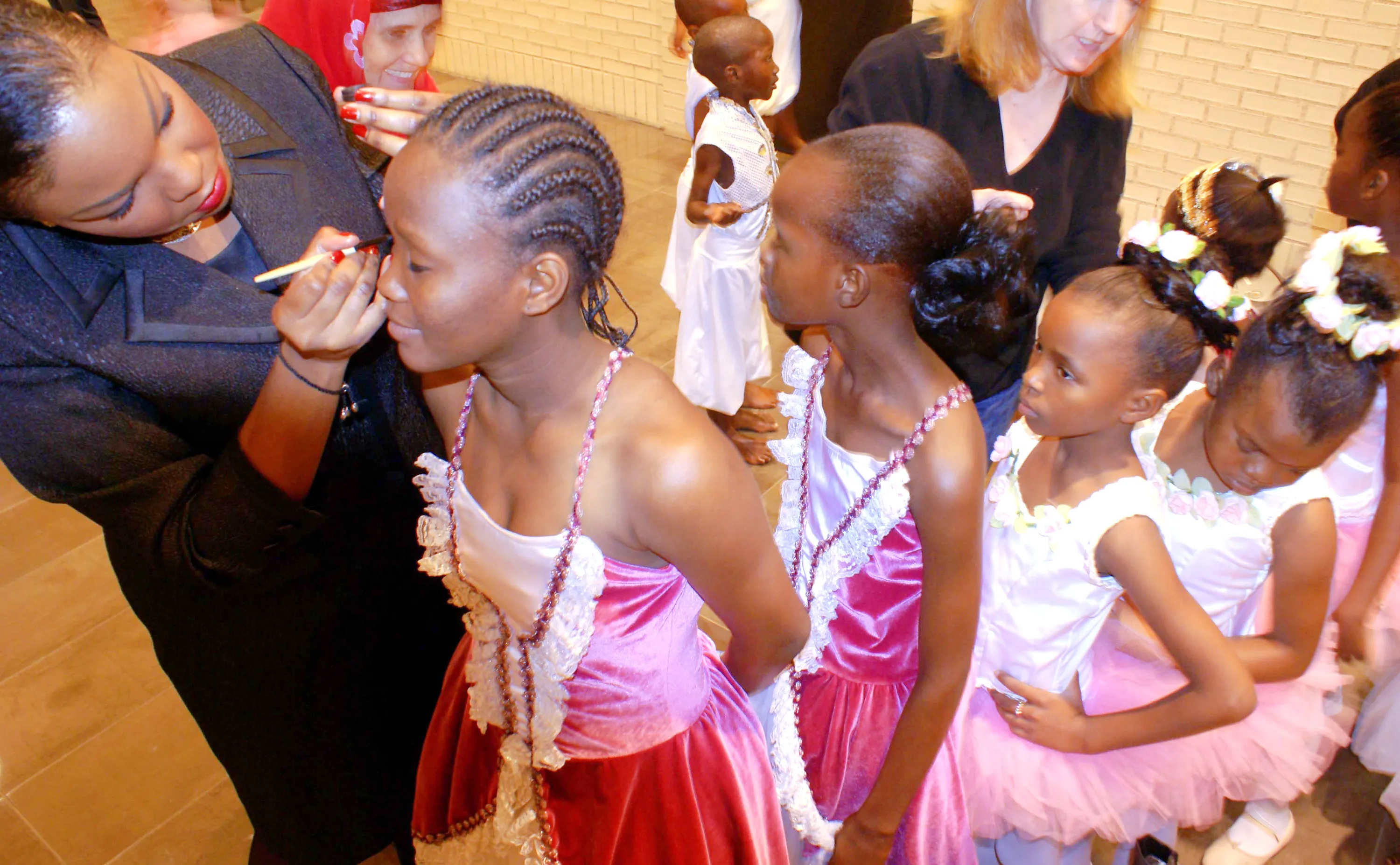 IMAGINE... dancers preparing to perform